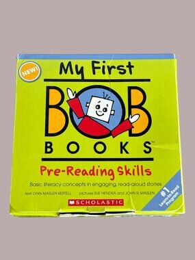 My First Bob Books Pre-Reading Skills Set By Scholastic 12 Books For Early Liter